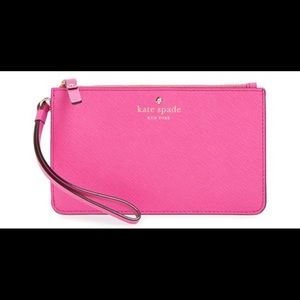 Hot pink Kate spade wristlet